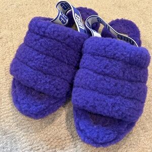 UGG Fluff Yeah Slide Violet Night Slippers size 7